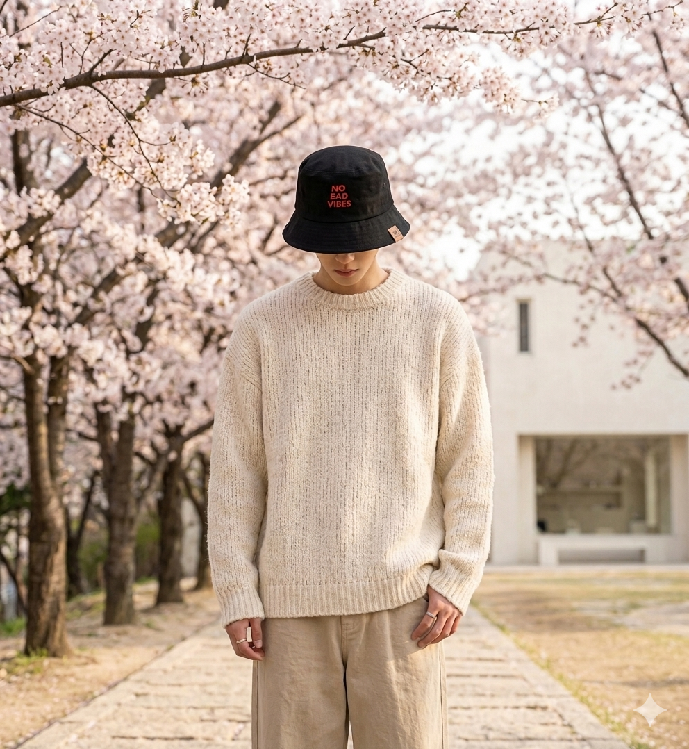 No Bad Vibes Bucket Hat